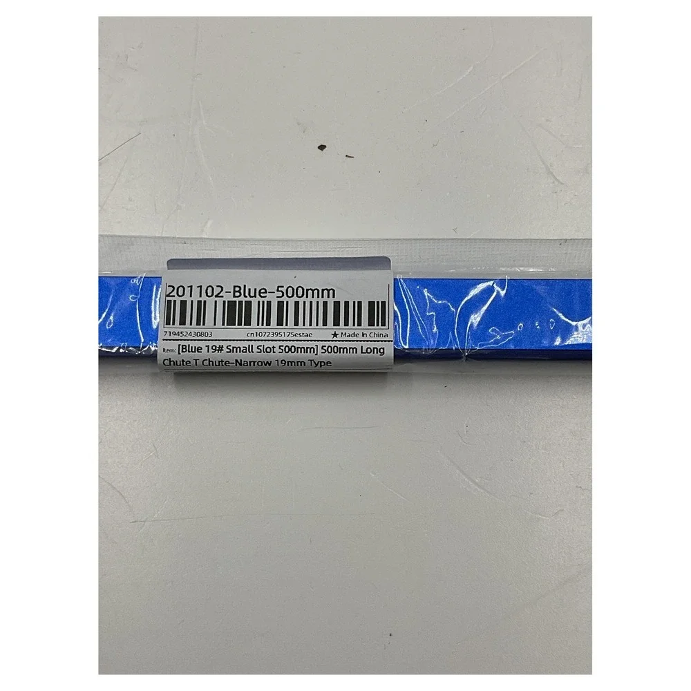 Unbranded‎ 4pc T-Track Set Aluminum 500mm 450mm Red Blue Silver